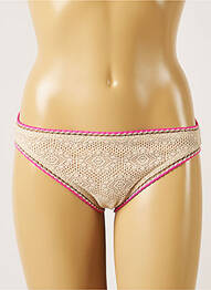 Bas de maillot de bain stretch culotte beige BANANA MOON femme