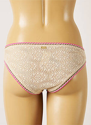 Bas de maillot de bain stretch culotte beige BANANA MOON femme