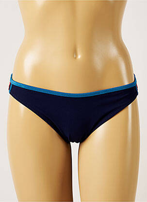 Bas de maillot de bain stretch culotte bleu BANANA MOON femme