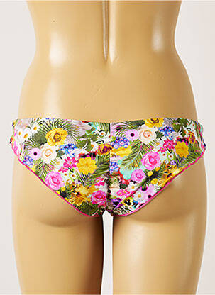 Bas de maillot de bain imprimé tie and dye culotte vert BANANA MOON femme