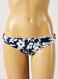 Bas de maillot de bain imprimé fleurs culotte bleu BANANA MOON femme