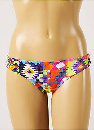 Bas de maillot de bain imprimé fantaisie culotte rose BANANA MOON femme
