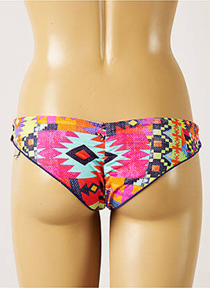 Bas de maillot de bain imprimé fantaisie culotte rose BANANA MOON femme