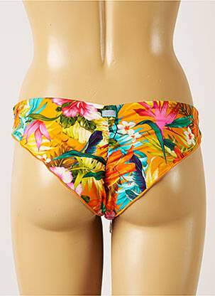 Bas de maillot de bain imprimé tie and dye culotte orange BANANA MOON femme