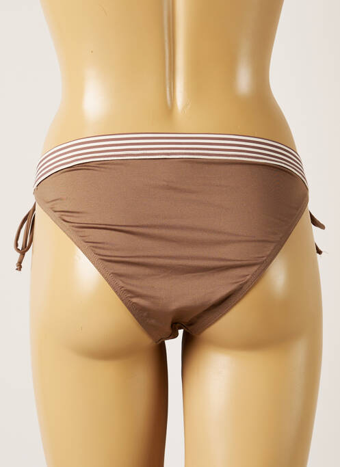 Bas de maillot de bain marron BANANA MOON pour femme