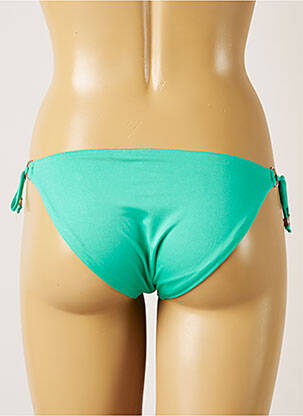 Bas de maillot de bain stretch bikini vert BANANA MOON femme