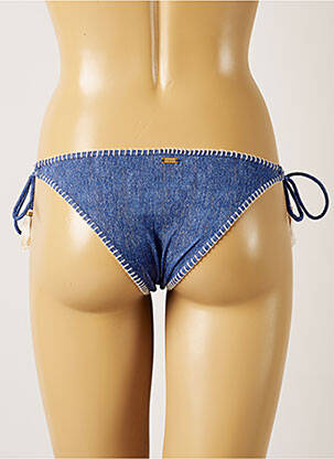 Bas de maillot de bain fermeture liens à nouer bikini bleu BANANA MOON femme