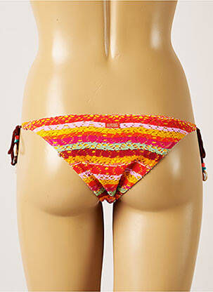 Bas de maillot de bain fermeture liens à nouer bikini orange BANANA MOON femme
