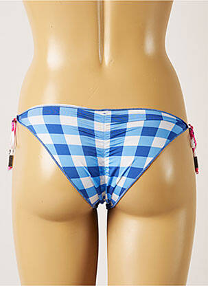 Bas de maillot de bain fermeture liens à nouer bikini bleu BANANA MOON femme