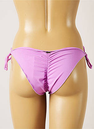 Bas de maillot de bain fermeture liens à nouer bikini violet BANANA MOON femme