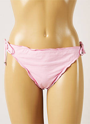 Bas de maillot de bain fermeture liens à nouer bikini rose BANANA MOON femme