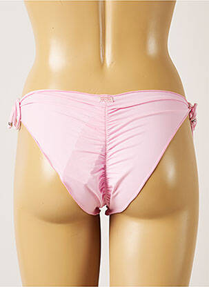 Bas de maillot de bain fermeture liens à nouer bikini rose BANANA MOON femme