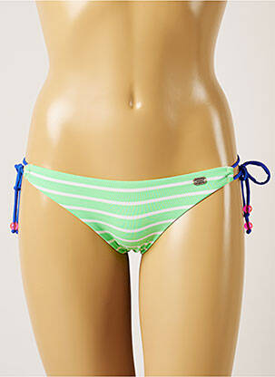 Bas de maillot de bain fermeture liens à nouer bikini vert BANANA MOON femme