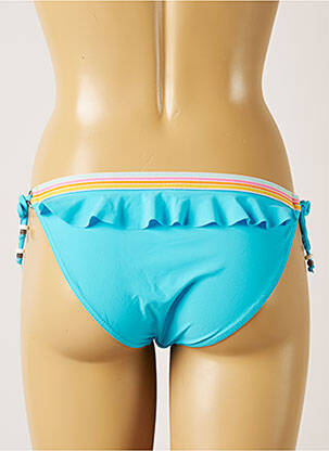 Bas de maillot de bain fermeture liens à nouer bikini bleu BANANA MOON femme