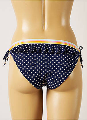 Bas de maillot de bain imprimé fantaisie bikini bleu BANANA MOON femme