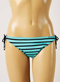 Bas de maillot de bain imprimé rayures bikini bleu BANANA MOON femme