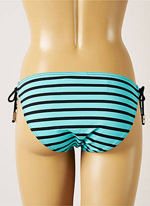 Bas de maillot de bain fermeture liens à nouer bikini bleu BANANA MOON femme
