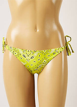 Bas de maillot de bain imprimé fantaisie bikini vert BANANA MOON femme