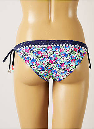 Bas de maillot de bain imprimé fantaisie bikini bleu BANANA MOON femme