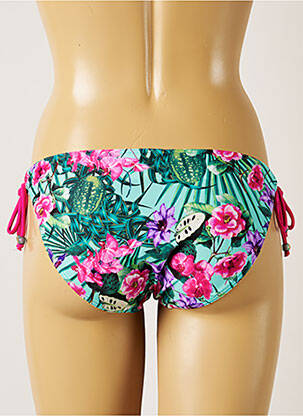Bas de maillot de bain imprimé tie and dye bikini vert BANANA MOON femme