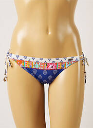 Bas de maillot de bain imprimé fantaisie bikini bleu BANANA MOON femme