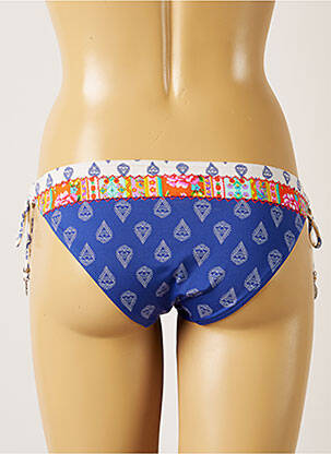 Bas de maillot de bain imprimé fantaisie bikini bleu BANANA MOON femme