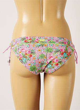 Bas de maillot de bain imprimé fantaisie bikini rose BANANA MOON femme