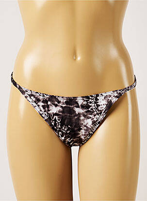 Bas de maillot de bain imprimé fantaisie culotte noir BANANA MOON femme