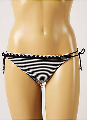 Bas de maillot de bain micro fibres bikini noir BANANA MOON femme