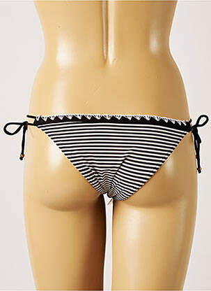 Bas de maillot de bain micro fibres bikini noir BANANA MOON femme