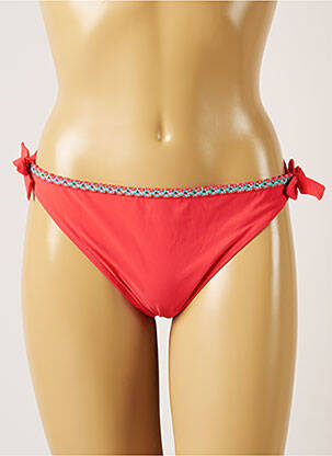 Bas de maillot de bain micro fibres bikini rose BANANA MOON femme