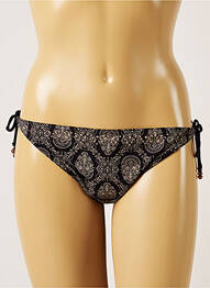 Bas de maillot de bain imprimé fantaisie bikini noir BANANA MOON femme