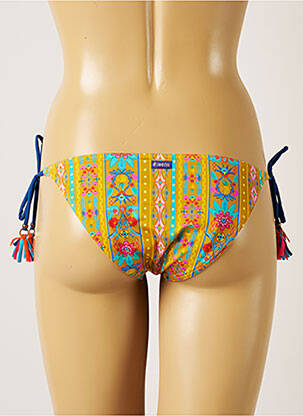 Bas de maillot de bain imprimé fantaisie bikini jaune BANANA MOON femme