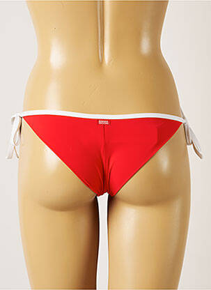 Bas de maillot de bain micro fibres bikini rouge BANANA MOON femme