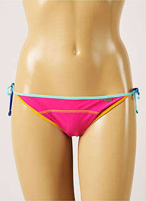 Bas de maillot de bain micro fibres bikini rose BANANA MOON femme