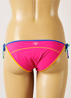 Bas de maillot de bain micro fibres bikini rose BANANA MOON femme