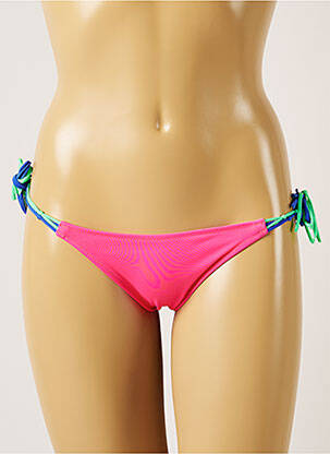 Bas de maillot de bain micro fibres bikini rose BANANA MOON femme
