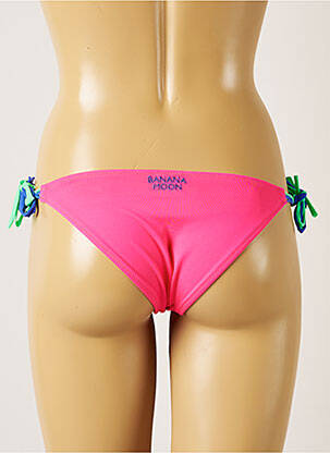 Bas de maillot de bain micro fibres bikini rose BANANA MOON femme