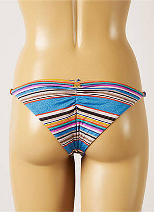 Bas de maillot de bain micro fibres culotte bleu BANANA MOON femme