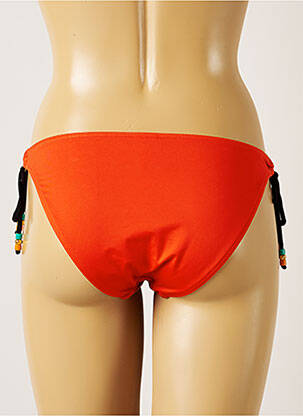 Bas de maillot de bain micro fibres bikini orange BANANA MOON femme