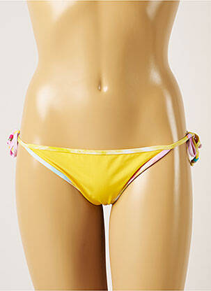 Bas de maillot de bain micro fibres bikini jaune BANANA MOON femme