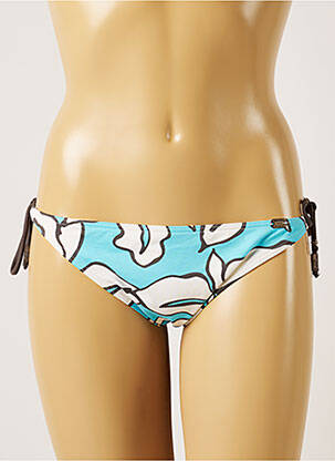 Bas de maillot de bain imprimé fantaisie bikini bleu BANANA MOON femme