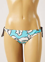 Bas de maillot de bain imprimé fantaisie bikini bleu BANANA MOON femme