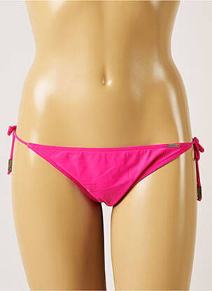 Bas de maillot de bain micro fibres bikini rose BANANA MOON femme