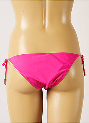 Bas de maillot de bain micro fibres bikini rose BANANA MOON femme