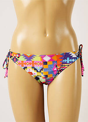 Bas de maillot de bain imprimé fantaisie bikini rose BANANA MOON femme