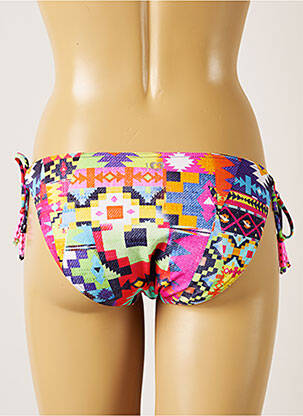 Bas de maillot de bain imprimé fantaisie bikini rose BANANA MOON femme
