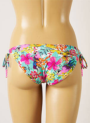 Bas de maillot de bain imprimé fleurs bikini rose BANANA MOON femme