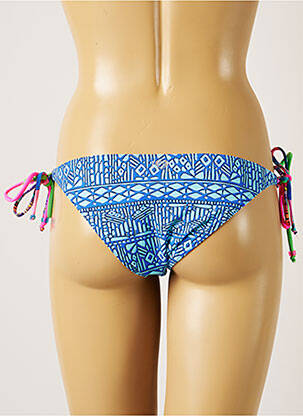 Bas de maillot de bain imprimé fantaisie bikini bleu BANANA MOON femme