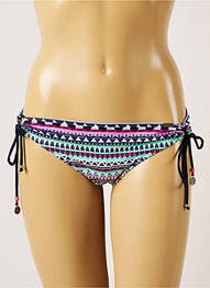 Bas de maillot de bain imprimé fantaisie bikini bleu BANANA MOON femme